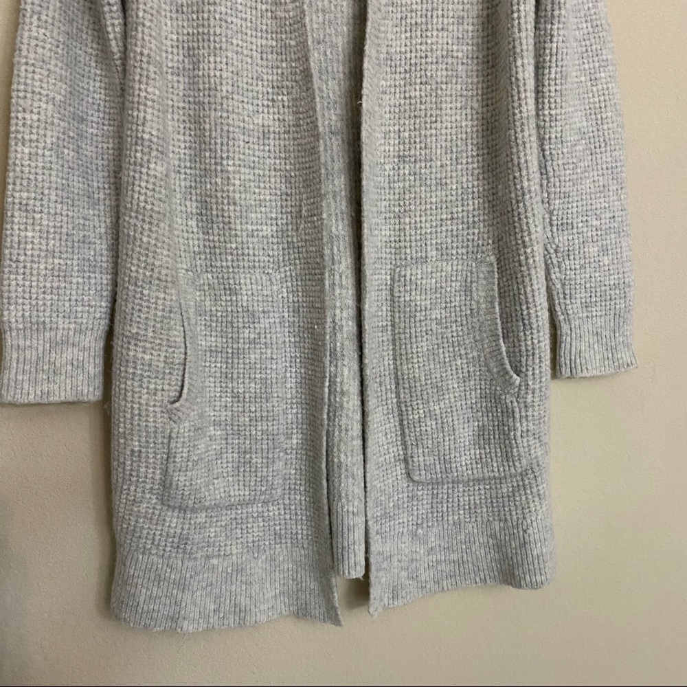 Madewell Gray Backstage Cardigan Sweater Merino Wool Alpaca Size XS Soft - Picture 5 of 14